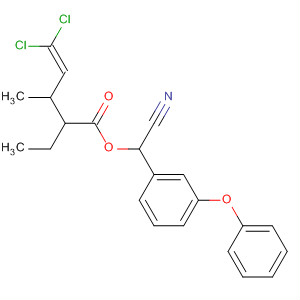 4-Pentenoic acid, 5,5-dichloro-2-ethyl-3-methyl-,cyano(3-phenoxyphenyl)methyl ester