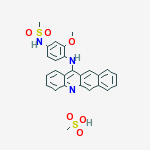 N-[4-(benzo[b]acridin-12-ylamino)-3-methoxyphenyl]methanesulfonamide methanesulfonate (1:1)