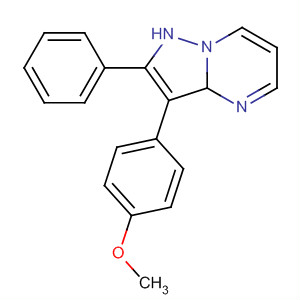 Pyrazolo[1,5-a]pyrimidine, 1,3a-dihydro-3-(4-methoxyphenyl)-2-phenyl-