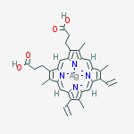 3-[(1z,4z,10z,14z)-18-(2-carboxyethyl)-7,12-bis(ethenyl)-3,8,13,17-tetramethylporphyrin-21,22,23,24-tetraid-2-yl]propanoic Acid;silver