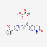 6-[(e)-3-[4-(2-methoxyphenyl)-3,6-dihydro-2h-pyridin-1-yl]prop-1-enyl]-3,4-dihydro-1h-quinolin-2-one;oxalic Acid