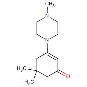 2-Cyclohexen-1-one, 5,5-dimethyl-3-(4-methyl-1-piperazinyl)-