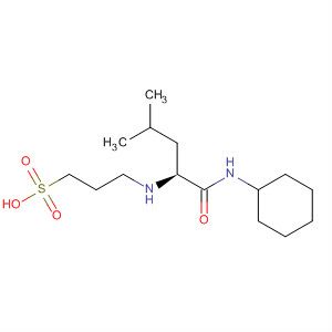 1-Propanesulfonic acid,3-[[(1S)-1-[(cyclohexylamino)carbonyl]-3-methylbutyl]amino]-