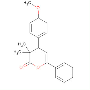 2H-Pyran-2-one,3,4-dihydro-4-(4-methoxyphenyl)-3,3-dimethyl-6-phenyl-