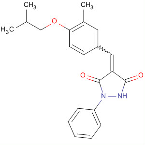 3,5-Pyrazolidinedione,4-[[3-methyl-4-(2-methylpropoxy)phenyl]methylene]-1-phenyl-