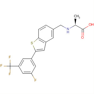 b-Alanine,N-[[2-[3-fluoro-5-(trifluoromethyl)phenyl]benzo[b]thien-5-yl]methyl]-