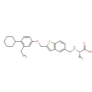 b-Alanine,N-[[2-[(4-cyclohexyl-3-ethylphenoxy)methyl]benzo[b]thien-5-yl]methyl]-
