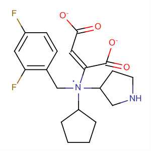 3-Pyrrolidinamine, N-cyclopentyl-N-[(2,4-difluorophenyl)methyl]-, (3S)-,(2E)-2-butenedioate