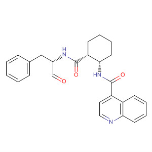 4-Quinolinecarboxamide,N-[(1S,2R)-2-[[[(1S)-1-formyl-2-phenylethyl]amino]carbonyl]cyclohexyl]-