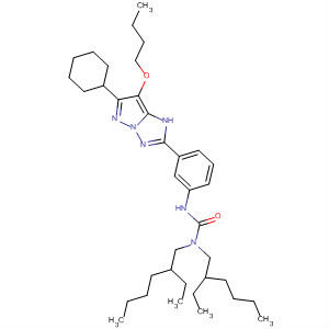 Urea,N'-[3-(7-butoxy-6-cyclohexyl-1H-pyrazolo[1,5-b][1,2,4]triazol-2-yl)phenyl]-N,N-bis(2-ethylhexyl)-