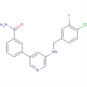 Benzamide, 3-[5-[[(4-chloro-3-fluorophenyl)methyl]amino]-3-pyridinyl]-