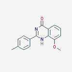 4-1H-QUINAZOLINONE,8-METHOXY-2-(4-METHYLPHENYL)-