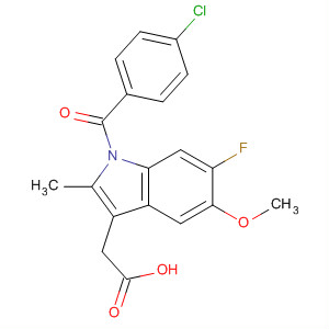 1H-Indole-3-acetic acid,1-(4-chlorobenzoyl)-6-fluoro-5-methoxy-2-methyl-