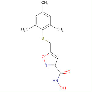 3-Isoxazolecarboxamide,N-hydroxy-5-[[(2,4,6-trimethylphenyl)thio]methyl]-