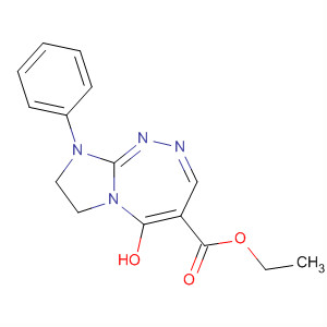 7H-Imidazo[2,1-c][1,2,4]triazepine-4-carboxylic acid,8,9-dihydro-5-hydroxy-9-phenyl-, ethyl ester