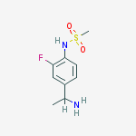 Methanesulfonamide, N-[4-(1-aminoethyl)-2-fluorophenyl]-