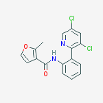3-Furancarboxamide, N-[2-(3,5-dichloro-2-pyridinyl)phenyl]-2-methyl-