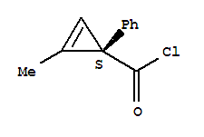 2-CYCLOPROPENE-1-CARBONYL CHLORIDE,2-METHYL-1-PHENYL-,(S)-