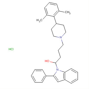 1H-Indole-1-propanol,3-[[4-(2,6-dimethylphenyl)-1-piperidinyl]methyl]-2-phenyl-,monohydrochloride
