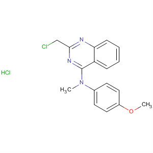 4-Quinazolinamine, 2-(chloromethyl)-N-(4-methoxyphenyl)-N-methyl-,hydrochloride
