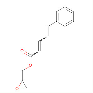 2,4-Pentadienoic acid, 5-phenyl-, oxiranylmethyl ester