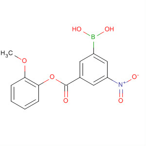Benzoic acid, 3-borono-5-nitro-, 1-(2-methoxyphenyl) ester