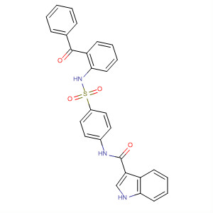 1H-Indole-3-carboxamide,N-[4-[[(2-benzoylphenyl)amino]sulfonyl]phenyl]-