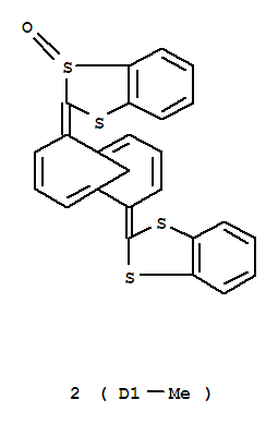 (2E)-4-methyl-2-[(7Z)-7-(4-methyl-1,3-benzodithiol-2-ylidene)bicyclo[4.4.1]undeca-1(10),3,5,8-tetraen-2-ylidene]-1,3-benzodithiole 1-oxide