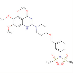 Methanesulfonamide,N-[3-[[[1-(1,4-dihydro-5,6,7-trimethoxy-4-oxo-2-quinazolinyl)-4-piperidinyl]oxy]methyl]phenyl]-N-(methylsulfonyl)-