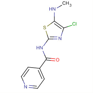 4-Pyridinecarboxamide, N-[4-chloro-5-(methylamino)-2-thiazolyl]-