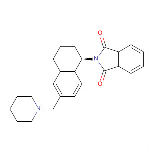 1H-Isoindole-1,3(2H)-dione,2-[(1R)-1,2,3,4-tetrahydro-6-(1-piperidinylmethyl)-1-naphthalenyl]-