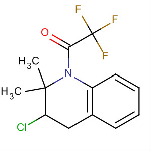 Quinoline, 3-chloro-1,2,3,4-tetrahydro-2,2-dimethyl-1-(trifluoroacetyl)-
