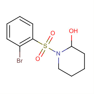 2-Piperidinol, 1-[(2-bromophenyl)sulfonyl]-