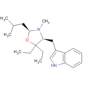 1H-Indole,3-[[(2S,4S)-5,5-diethyl-3-methyl-2-(2-methylpropyl)-4-oxazolidinyl]methyl]-