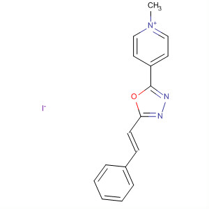 Pyridinium, 1-methyl-4-[5-[(1E)-2-phenylethenyl]-1,3,4-oxadiazol-2-yl]-,iodide