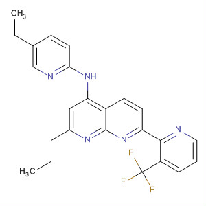 1,8-Naphthyridin-4-amine,N-(5-ethyl-2-pyridinyl)-2-propyl-7-[3-(trifluoromethyl)-2-pyridinyl]-