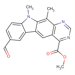 10H-Pyrimido[4,5-b]carbazole-4-carboxylic acid,7-formyl-10,11-dimethyl-, methyl ester