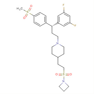 Azetidine,1-[[2-[1-[(3R)-3-(3,5-difluorophenyl)-3-[4-(methylsulfonyl)phenyl]propyl]-4-piperidinyl]ethyl]sulfonyl]-