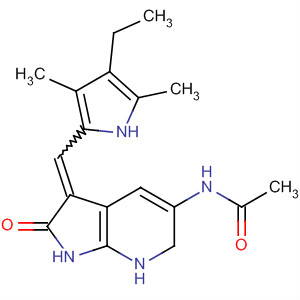 Acetamide,N-[3-[(4-ethyl-3,5-dimethyl-1H-pyrrol-2-yl)methylene]-2,3-dihydro-2-oxo-1H-pyrrolo[2,3-b]pyridin-5-yl]-