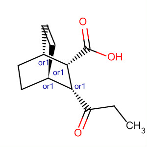 Bicyclo[2.2.2]oct-5-ene-2-carboxylic acid, 3-(1-oxopropyl)-,(1R,2S,3R,4S)-rel-