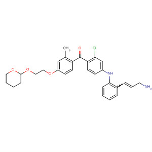Methanone,[4-[[2-(3-amino-1-propenyl)phenyl]amino]-2-chlorophenyl][2-methyl-4-[2-[(tetrahydro-2H-pyran-2-yl)oxy]ethoxy]phenyl]-