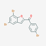 (4-BROMOPHENYL)(5,7-DIBROMO-1-BENZOFURAN-2-YL)METHANONE