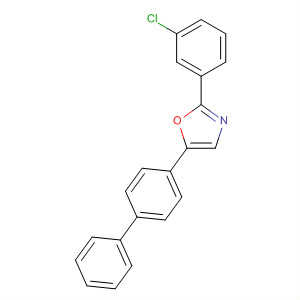 Oxazole, 5-[1,1'-biphenyl]-4-yl-2-(3-chlorophenyl)-