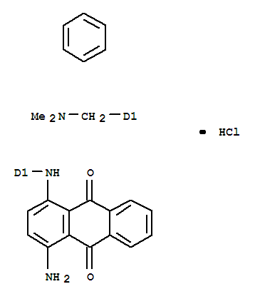 1-amino-4-[[[(dimethylamino)methyl]phenyl]amino]anthraquinone monohydrochloride