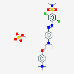 4-[2-[[4-[[2,5-dichloro-4-[(dimethylamino)sulphonyl]phenyl]azo]phenyl]ethylamino]ethoxy]-N,N,N-trimethylanilinium methyl sulphate