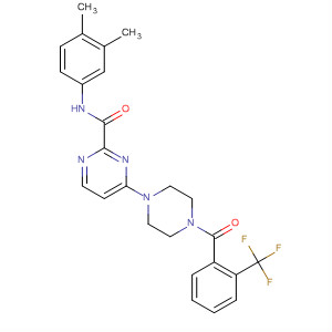 3-Pyridazinecarboxamide,N-(3,4-dimethylphenyl)-6-[4-[2-(trifluoromethyl)benzoyl]-1-piperazinyl]-