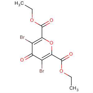 4H-Pyran-2,6-dicarboxylic acid, 3,5-dibromo-4-oxo-, diethyl ester