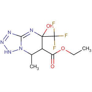 Tetrazolo[1,5-a]pyrimidine-6-carboxylic acid,1,5,6,7-tetrahydro-5-hydroxy-7-methyl-5-(trifluoromethyl)-, ethyl ester