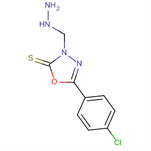 1,3,4-Oxadiazole-2(3H)-thione, 5-(4-chlorophenyl)-3-(hydrazinomethyl)-