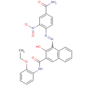 2-Naphthalenecarboxamide,4-[[4-(aminocarbonyl)-2-nitrophenyl]azo]-N-(2-ethoxyphenyl)-3-hydroxy-